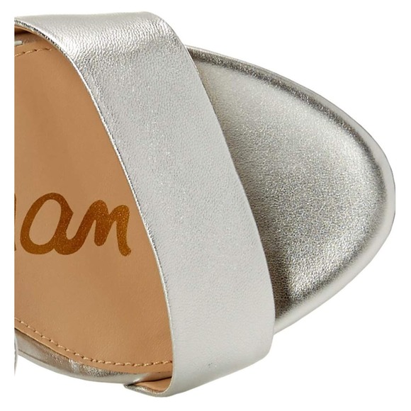 Sam Edelman Yaro Silver Sandal, Women's, Size 10 High Heels MSRP$100 - Picture 5 of 8